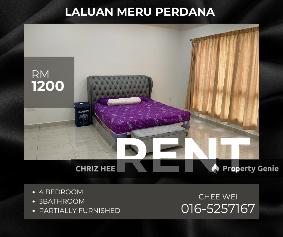 📍Laluan Meru Perdana 2 Storey House For Rent