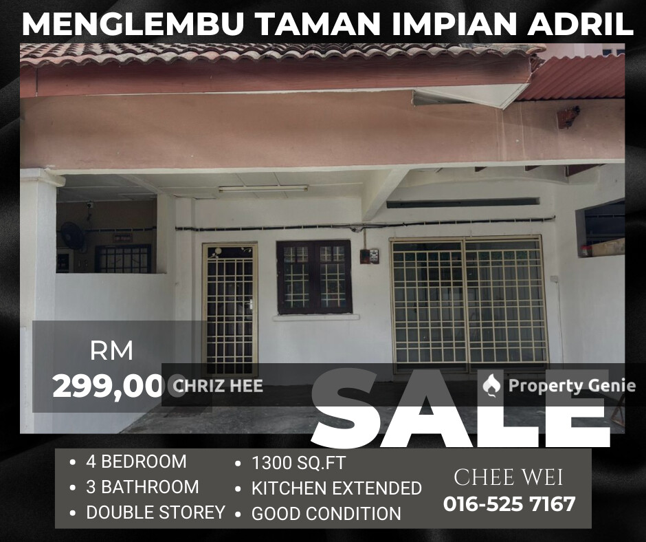Menglembu Taman Impian Adril 2 Storey House For Sale