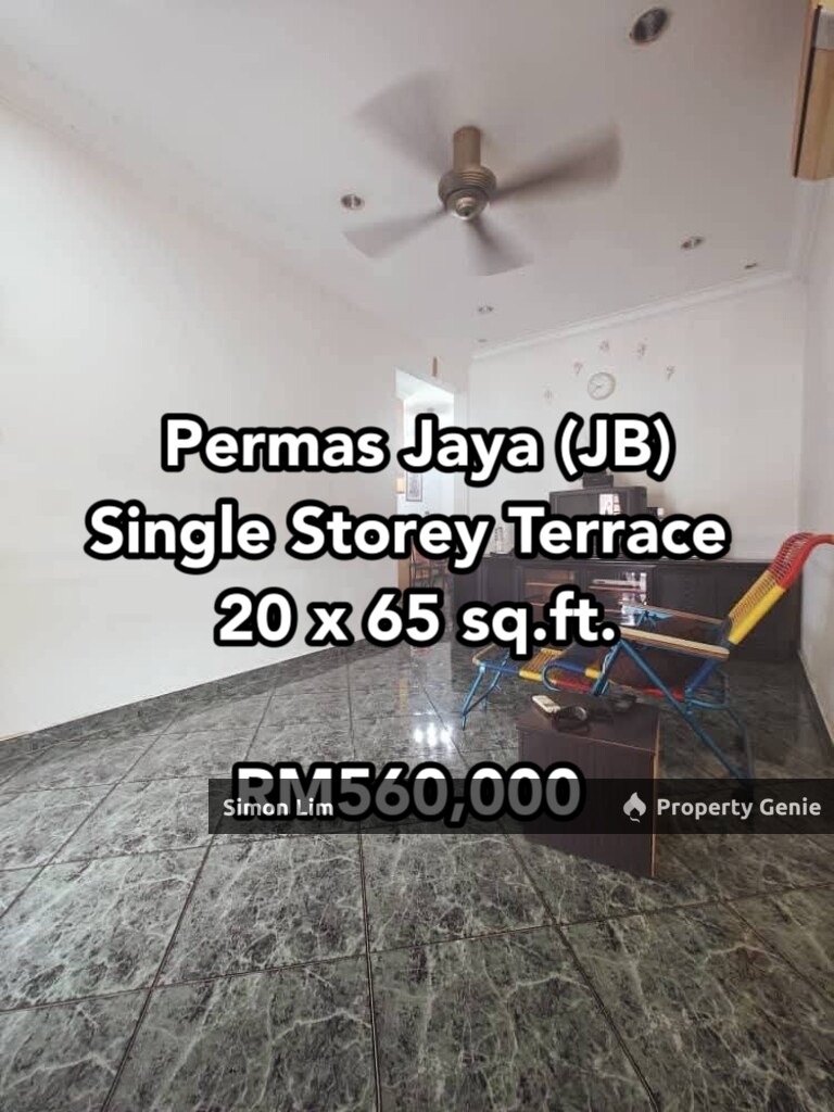 Permas Jaya / Single Storey Terrace / Near JB CIQ Checkpoint