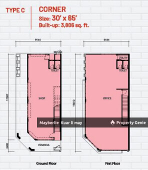Village Square Gamuda Gardens Coner Shop Office For Rent