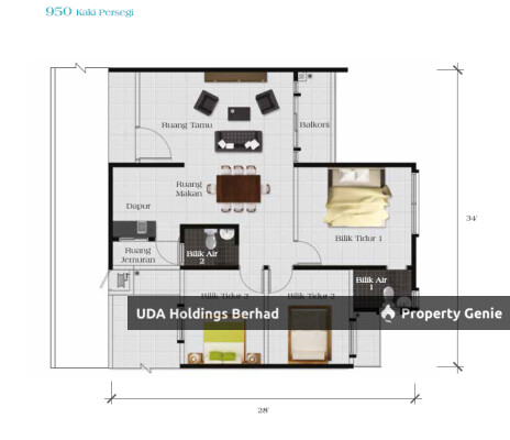 Amaanee Residences @ Wakaf Seetee Aisah, Seberang Jaya, Penang