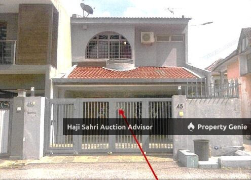 No. 45, Jalan Hilir 4, Taman Sri Angsana Hilir, 55100 Kuala Lumpur 2 Storey Terraced House, Extended, End Lot 2 Nd Auction LACA 10% BMV   1