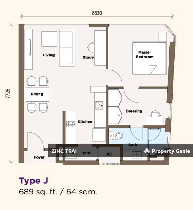 The Robertson Residences_Corner Lot {Save RM 144,400} 6 mins walk to MRT Bukit Bintang_5 mins drive to Pavilion Kuala Lumpur