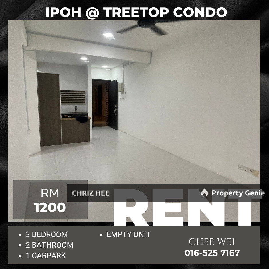 📍IPOH @ Treetop Condo For Rent