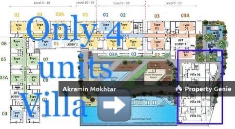 FREEHOLD & PARTIALLY FURNISHED | HENNA RESIDENCE (LIMITED 2 STOREY VILLA UNIT) WANGSA MAJU KL FOR SALE