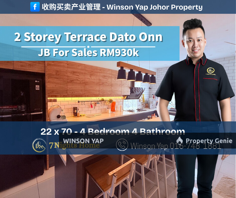 2 Storey Terrace House Bandar Dato Onn JB Near Austin & Setia Indah