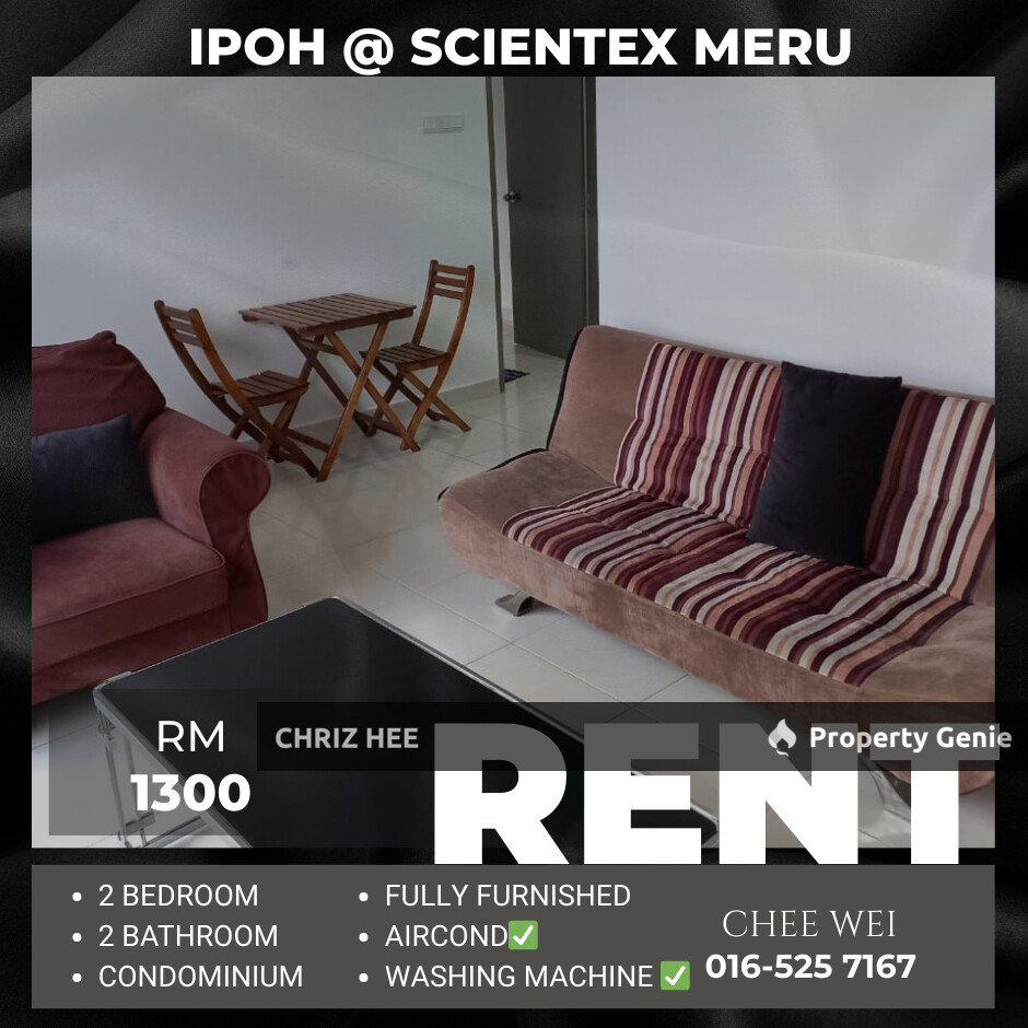 📍Scientex Meru Condo For Rent