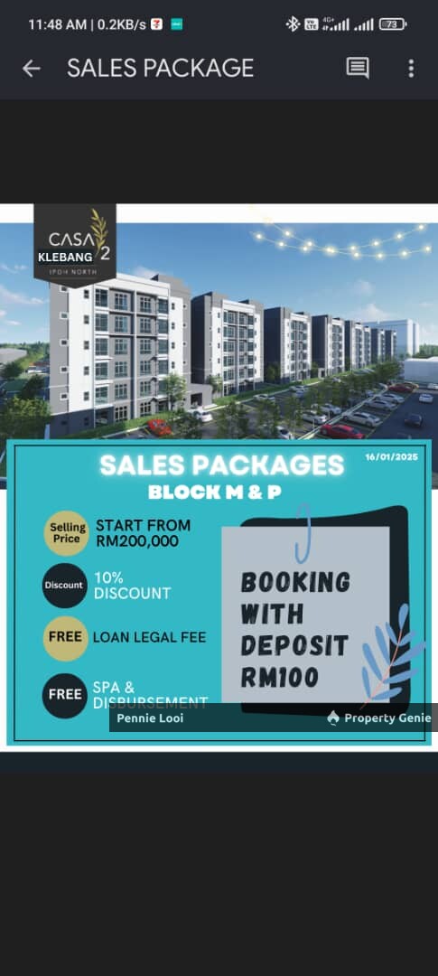 Affordable apartments at Klebang