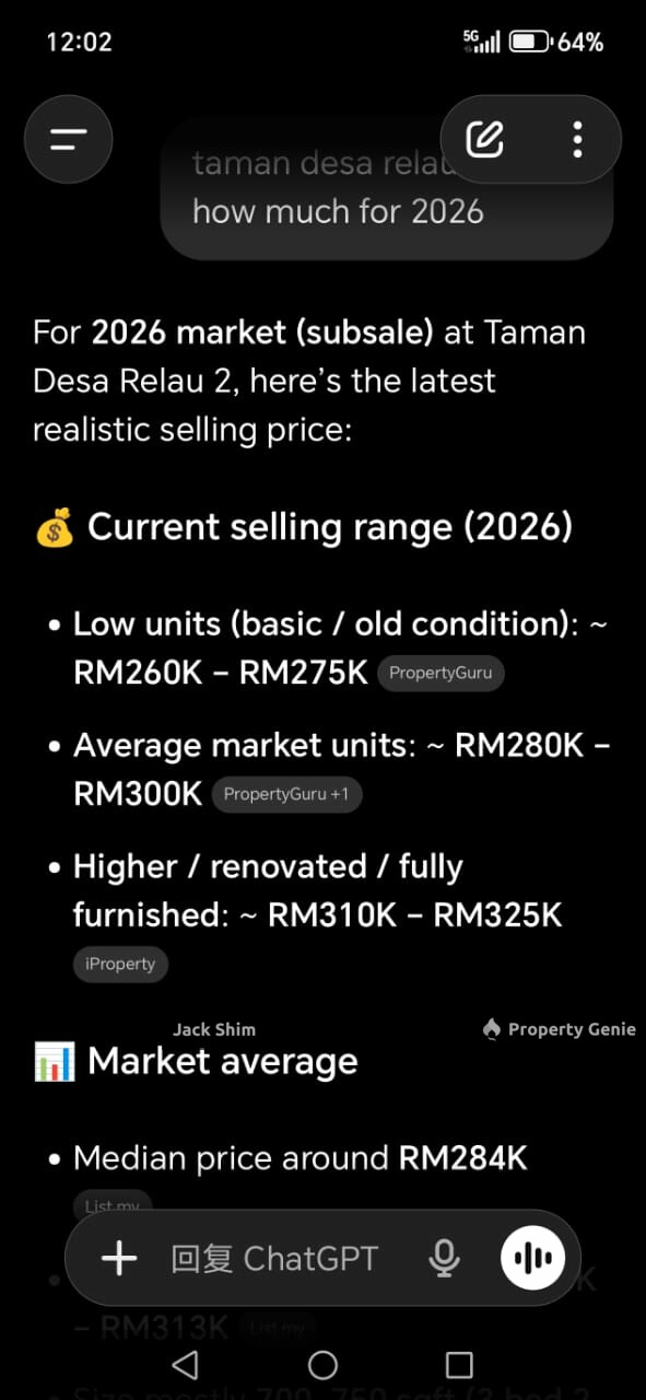 taman desa relau 2 desa medura