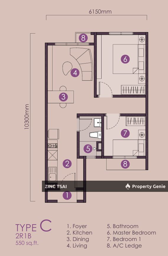 D'Vervain Residences {Save RM 57,000} 10 mins drive to MRT Surian_8 mins drive to The Curve & IKEA Damansara