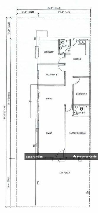Single Storey SemiD Facing Field Klebang Ipoh