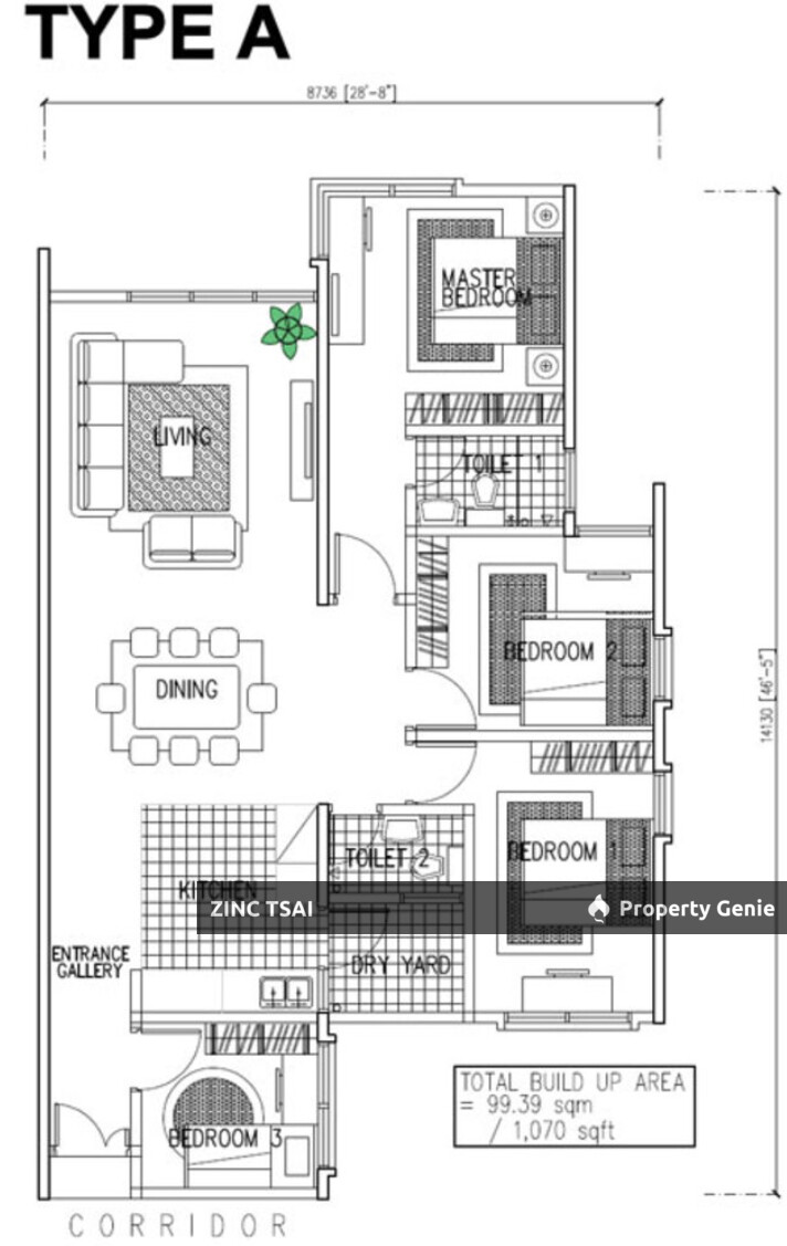 Ehsan Residences {Save RM 119,600} 8 mins drive to ERL Salak Tinggi Station_6 mins drive to KIPMall Kota Warisan