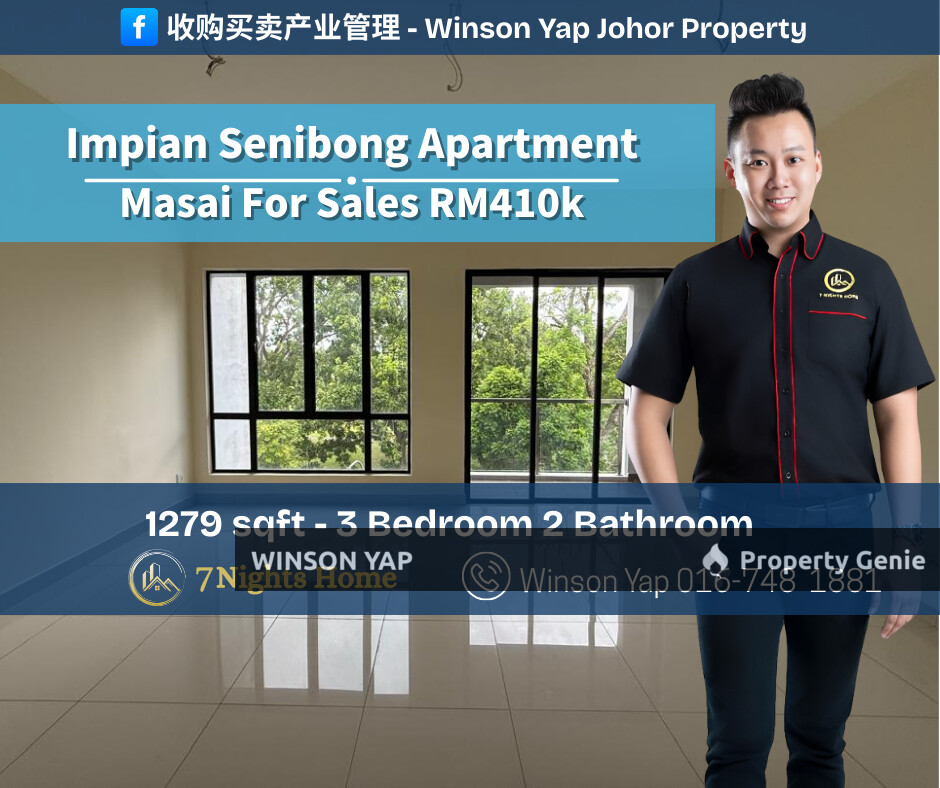 Impian Senibong Tmn Bayu Senibong Masai Low Floor Brand New Unblock