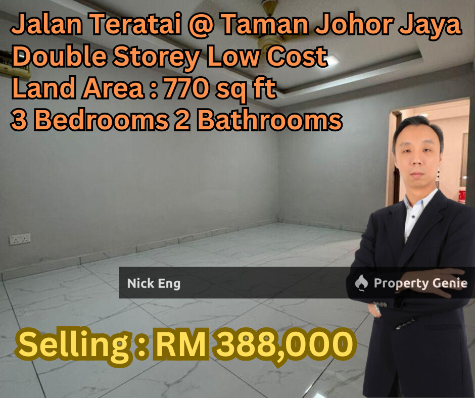 Taman Johor Jaya Jalan Teratai Double Storey Low Cost ( Fully Renovated )