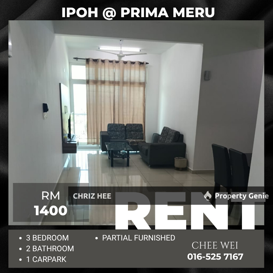 📍IPOH @ Prima Meru For Rent