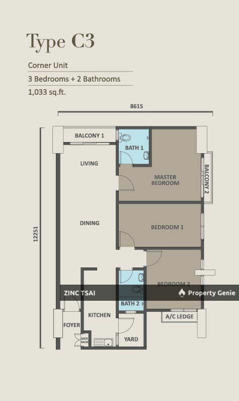 Palm Garden Apartment🔥Save RM 130,000🔥4 mins drive to AEON Bukit Raja