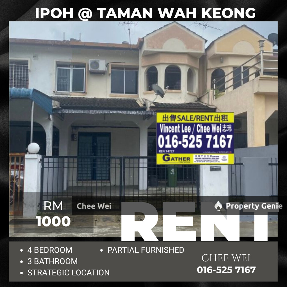 📍IPOH Simee Taman Wah Keong Double Storey House