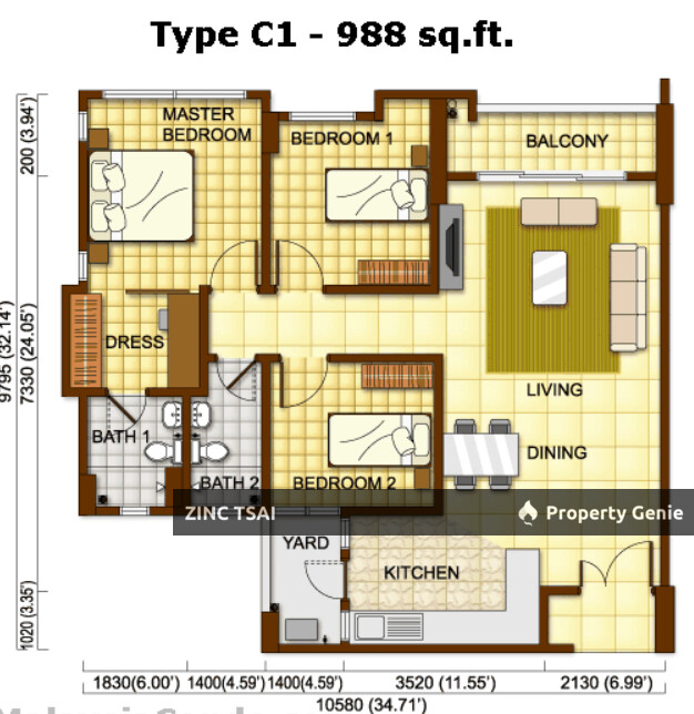 The Heron Residency🔥Save RM 59,800🔥9 mins drive to LRT Puchong Perdana Station