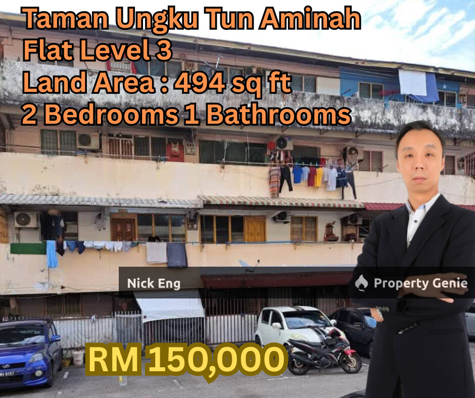 Skudai Flat Taman Ungku Tun Aminah Tingkat 3 ( Renovated Unit )