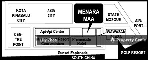 Corporate Office for Rent, Renovated & Furnished, Prime Location, Menara MAA, Kota Kinabalu City Centre