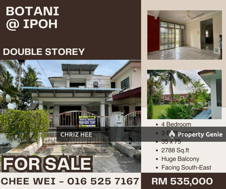 BOTANI 2 Storey Corner House For Sale