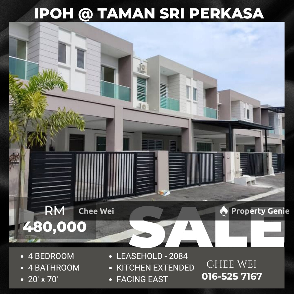 ๐IPOH @ Taman Sri Perkasa Double Storey House For Sale