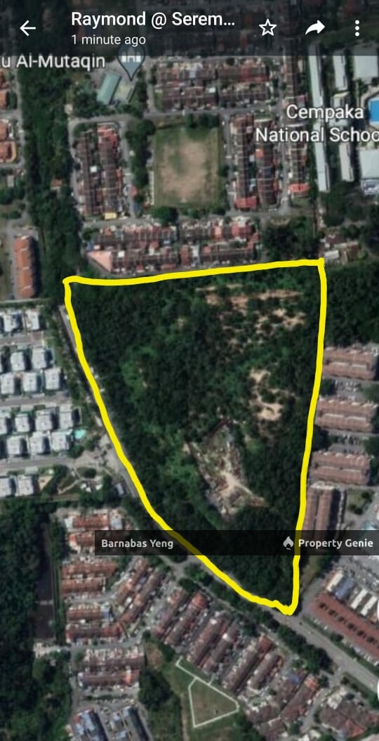 17 ac land in Cheras