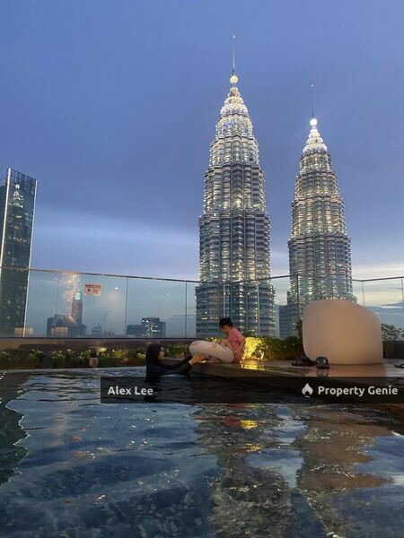 Ascott Star Residence with Sky infinity pool  facing KLCC for Sale