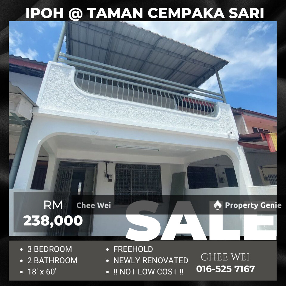 ๐IPOH Taman Cempaka Double Storey House For Sale