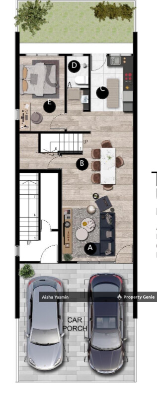 Townhouse at Stapok, Batu Kawa