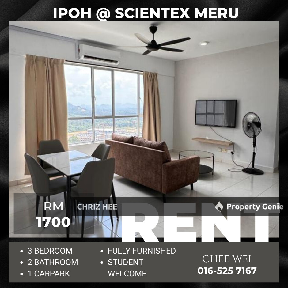 📍IPOH @ Scientex Meru For Rent