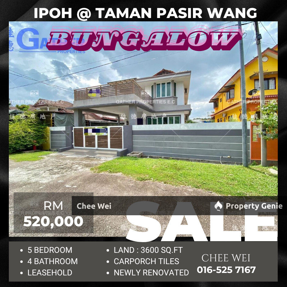 Taman Pasir Wang Bungalow House For Sale