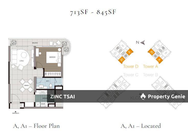 LINQ Sky Residence {Save RM 82,000} 2 mins walk to LRT Jelatek