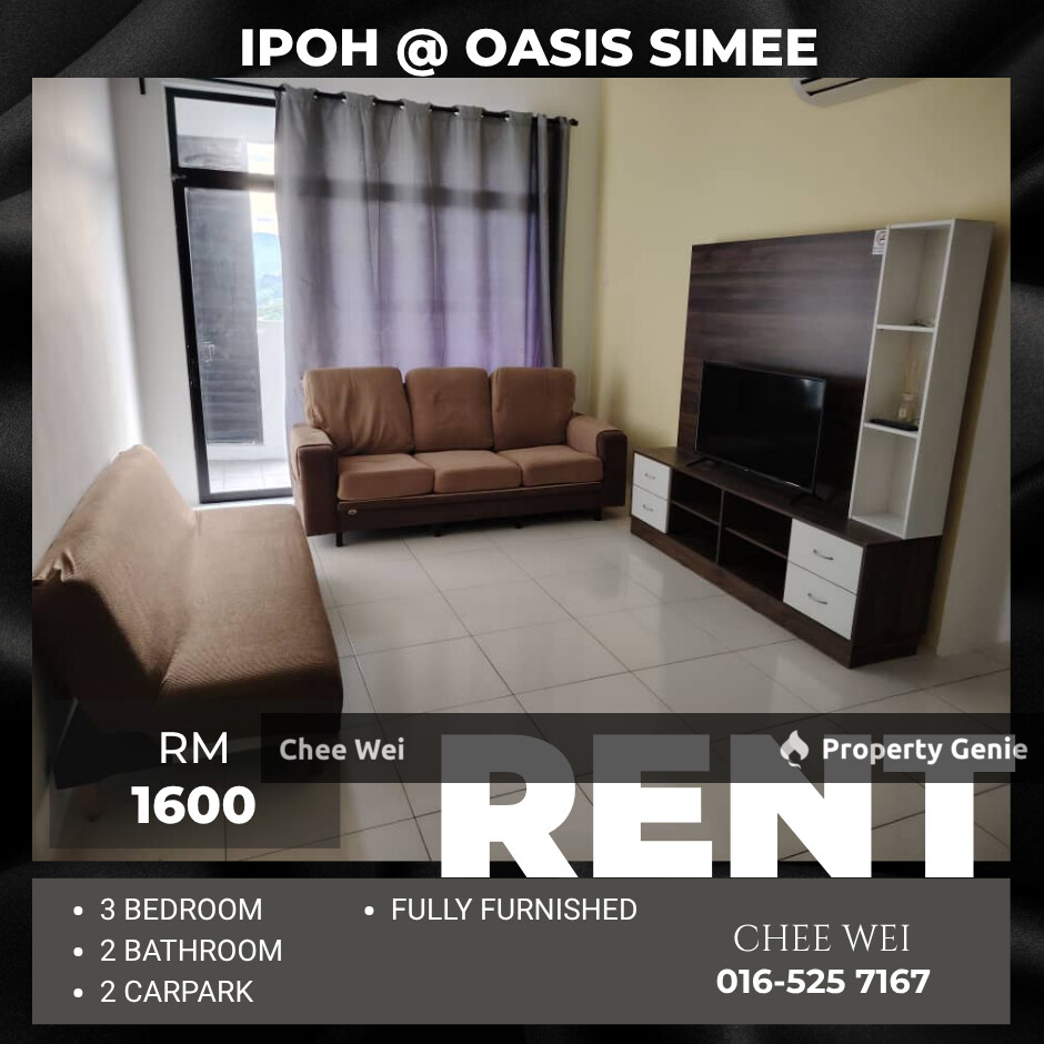 📍IPOH Oasis Simee Condo For Rent