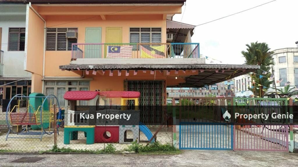 Double Storey Corner House For Sale! Located at Satok