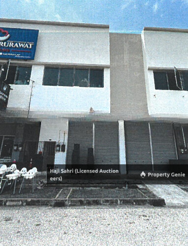 A double-storey intermediate shopoffice yang beralamat pos di No. 58, Kuala Jalan Bahru, 11000, Balik Pulau, Pulau Pinang.