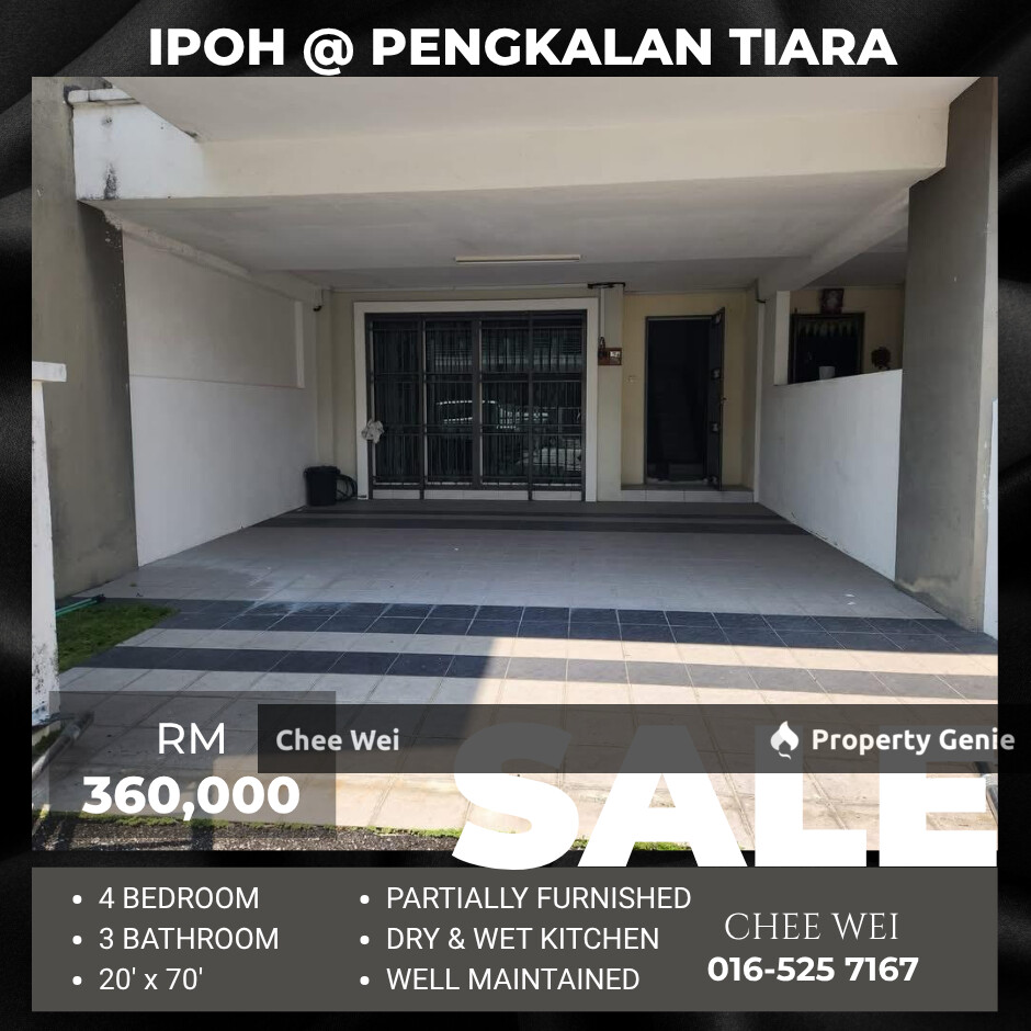 ๐IPOH @ Pengkalan Tiara Double Storey House For Sales
