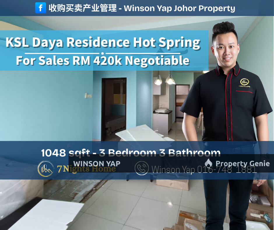 KSL Daya Residences Tmn Daya JB Near Pandan & Austin Negotiable