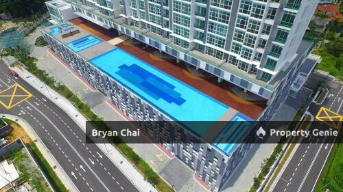 Paragon Residence Corner Unit for Rent with Sea View in JB