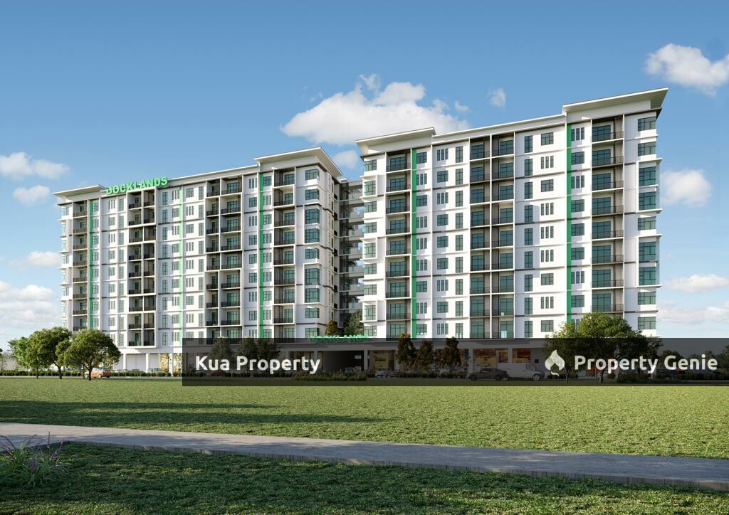 Docklands Residence Apartment For Sale! Located at Batu Kawa, Near to Timberland Hospital