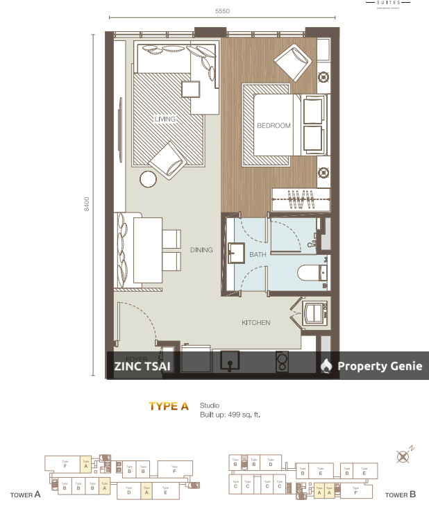 Ativo Suites {Save RM 49,000} 2 mins walk to MRT Sri Damansara Sentral_1 min walk to Ativo Plaza