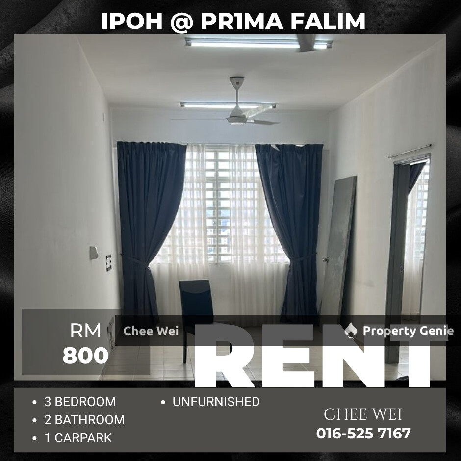 ๐IPOH Pr1ma Falim Apartment For Rent