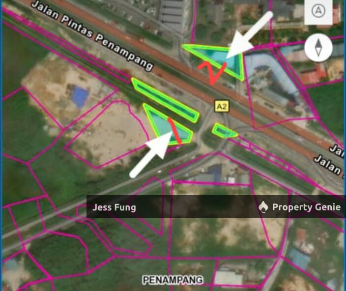 Road side 2 pieces Land along Pintas Penampang