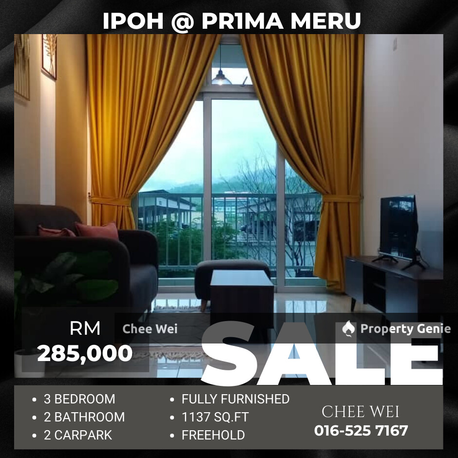 📍IPOH @ PRIMA MERU Condo For Sale