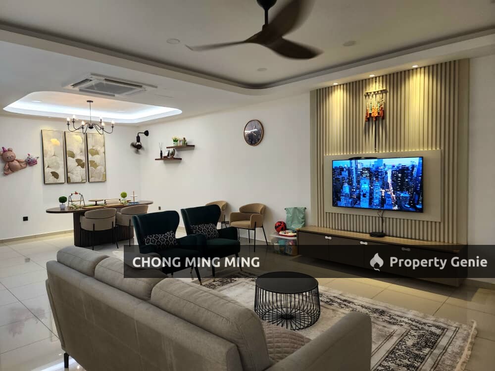 Fully Furnished Hilltop 2 Storey Super-Link @ Ara Sendayan for Rent