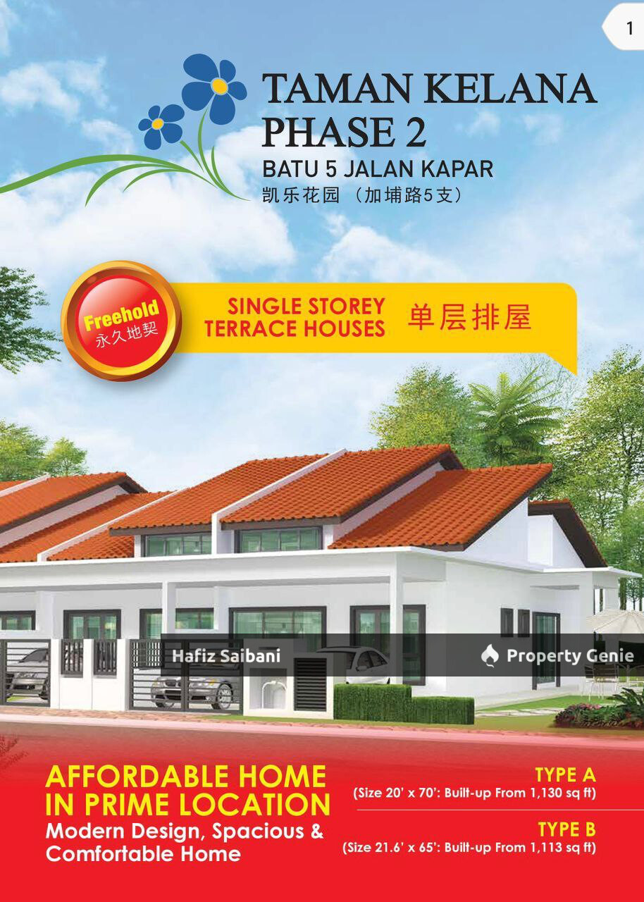 Single Storey Taman Kelana 2 Kapar Klang