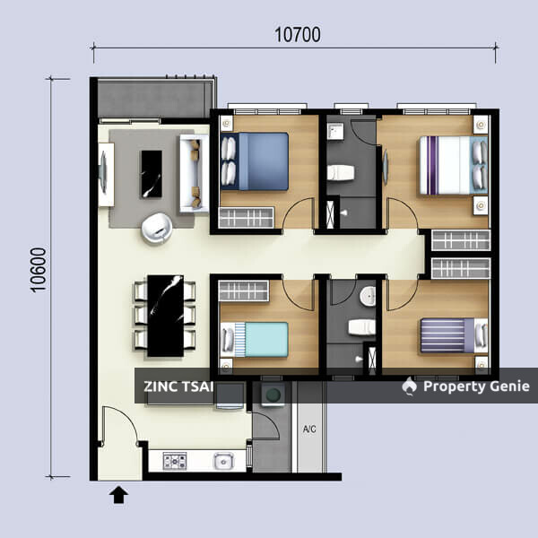 M Luna {Save RM 51,000} 6 mins drive to MRT Kepong Baru_5 mins drive to AEON Metro Prima