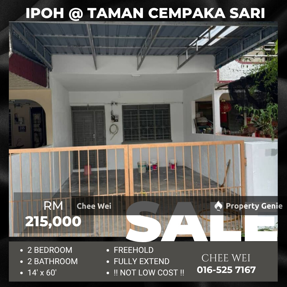 📍TERES 2 TINGKAT UNTUK DIJUAL DI TAMAN CEMPAKA