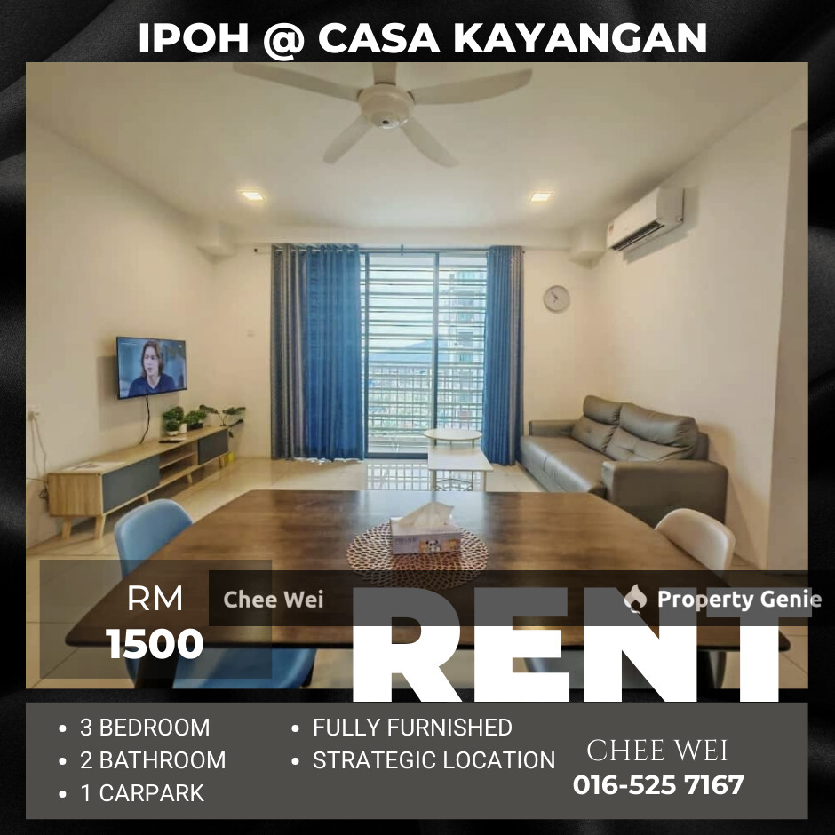 📍IPOH @ Casa Kayangan Condo For Rent