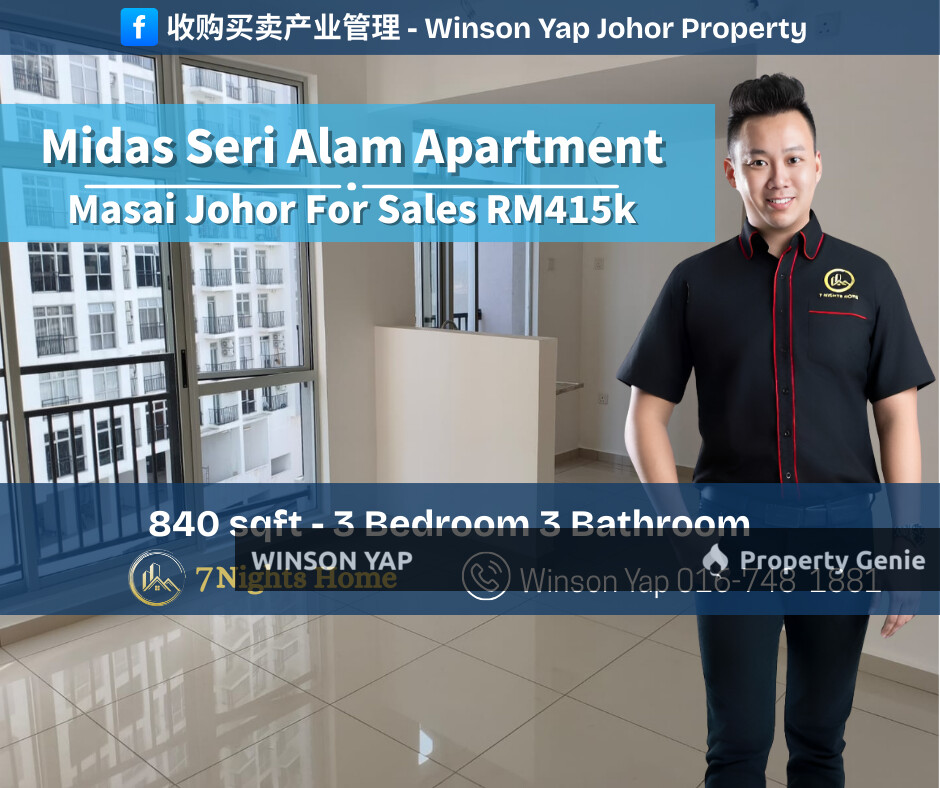 Midas Seri Alam Apartment Bandar Seri Alam Masai Originalunit Non Bumi